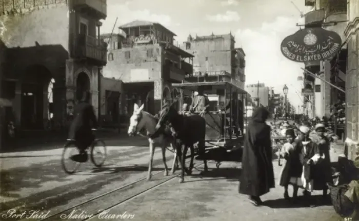 Framed Print : Port Said, Egypt - Street Scene Framed Print : Port Said, Egypt - Street Scene
