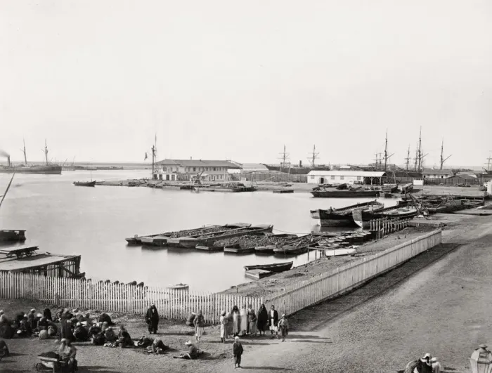 Framed Print : Port Said, Suez Canal, Egypt Framed Print : Port Said, Suez Canal, Egypt