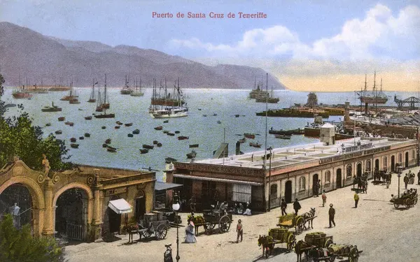 Port Of Santa Cruz De Tenerife Canary Islands Print