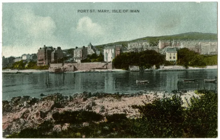 Framed Print : Port St Mary, Isle of Man Framed Print : Port St Mary, Isle of Man