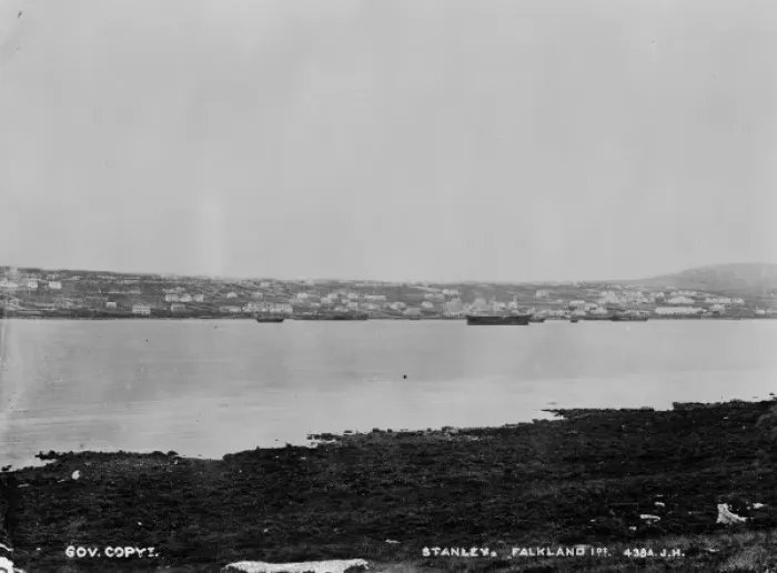 Framed Print : Port Stanley, Falkland Islands Framed Print : Port Stanley, Falkland Islands
