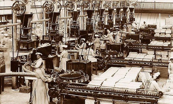 Port Sunlight - automatic packing - early 1900s