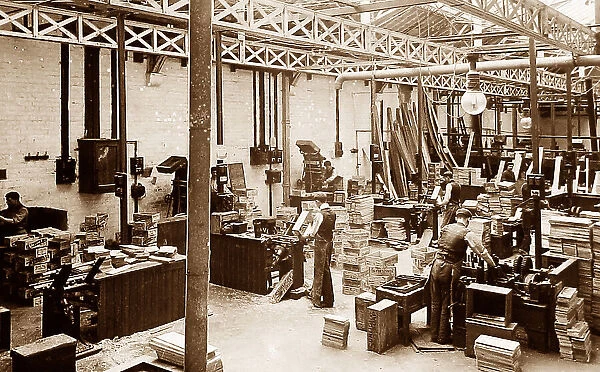 Port Sunlight - wooden box making - early 1900s