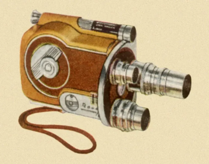 Framed Print : Portable 16mm Camera Date: 1950 Framed Print : Portable 16mm Camera Date: 1950