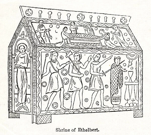 Portable shrine of Ethelbert, King of the East Angles
