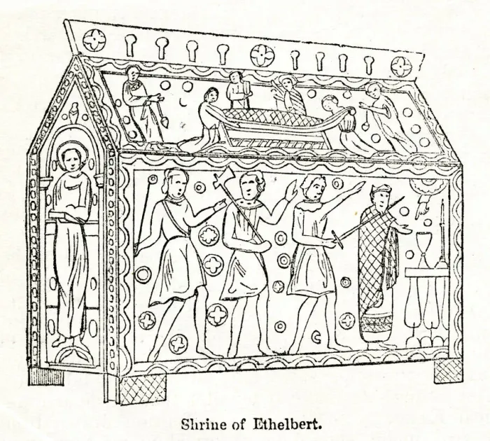 Framed Print : Portable shrine of Ethelbert, King of the East Angles Framed Print : Portable shrine of Ethelbert, King of the East Angles