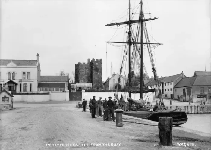 Framed Print : Portaferry Castle from the Quay Framed Print : Portaferry Castle from the Quay