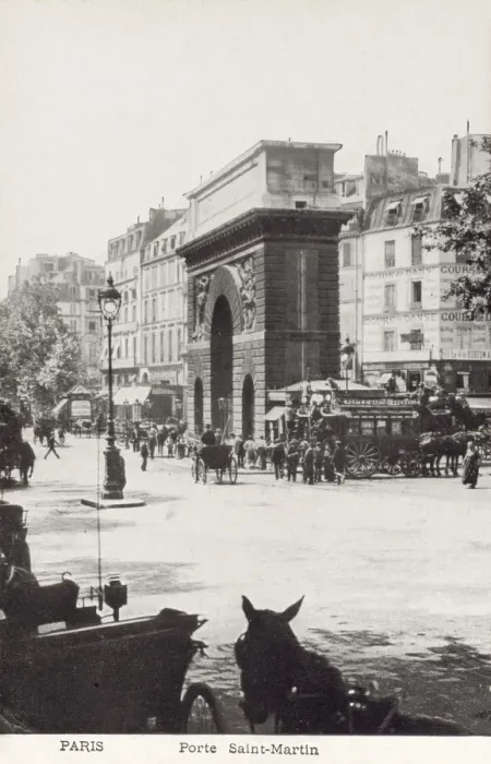 Framed Print : Porte Saint Martin, Paris, France Framed Print : Porte Saint Martin, Paris, France