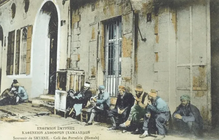 Framed Print : Porters (Hamals) Cafe, Izmir, Turkey Framed Print : Porters (Hamals) Cafe, Izmir, Turkey