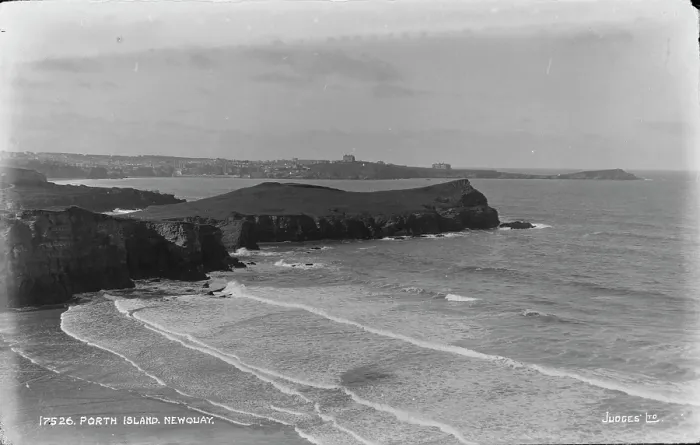 Framed Print : Porth Island, Newquay Framed Print : Porth Island, Newquay