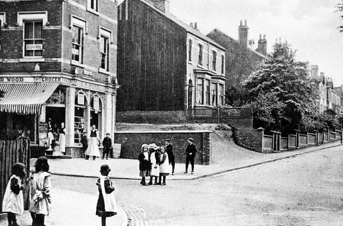 Framed Print : Porthill Bradwell Lane early 1900s Framed Print : Porthill Bradwell Lane early 1900s