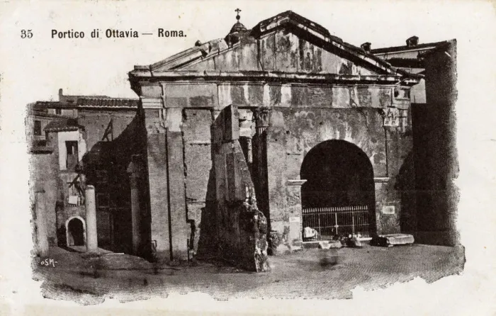 Framed Print : Porticus Octaviae - Rome, Italy Framed Print : Porticus Octaviae - Rome, Italy