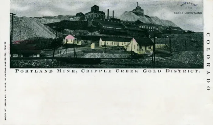 Framed Print : Portland Mine - Cripple Creek Gold District, Colorado, USA Framed Print : Portland Mine - Cripple Creek Gold District, Colorado, USA