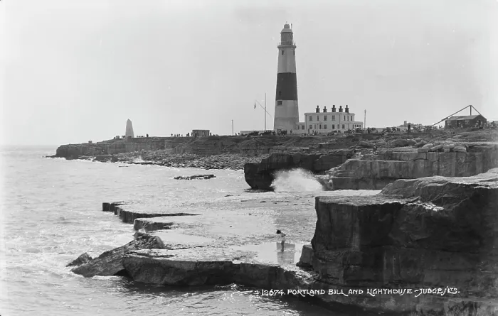 Framed Print : Portland Bill and Lighthouse Framed Print : Portland Bill and Lighthouse
