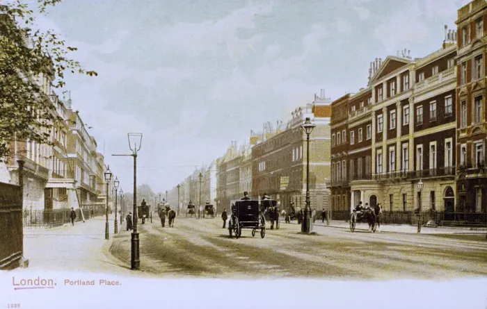 Framed Print : Portland Place, London Framed Print : Portland Place, London