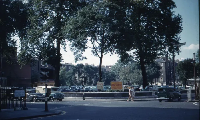 Framed Print : Portland Square, London, c. 1960 Framed Print : Portland Square, London, c. 1960