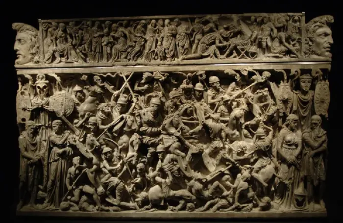 Framed Print : Portonaccio sarcophagus Framed Print : Portonaccio sarcophagus