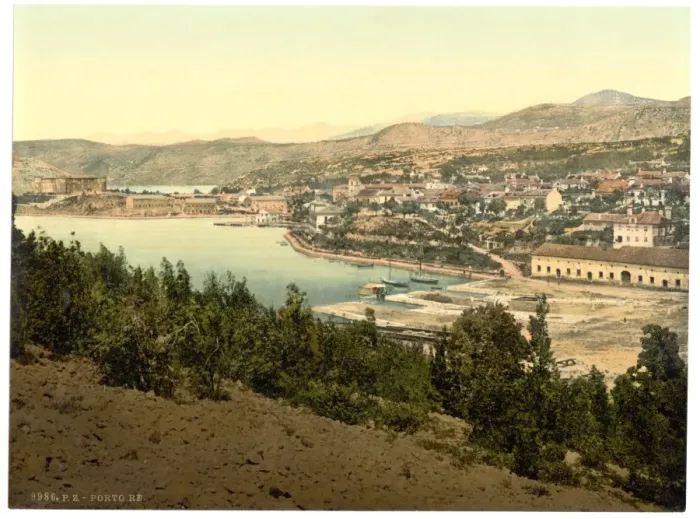Framed Print : Portore, general view, Croatia, Austro-Hungary Framed Print : Portore, general view, Croatia, Austro-Hungary