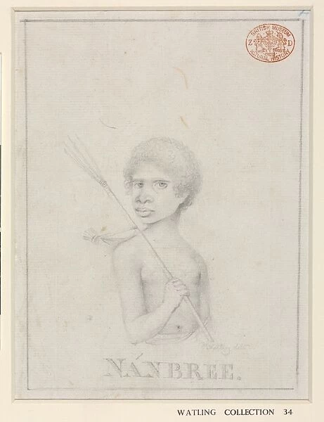 Portrait of an Aboriginal boy named Nanbree