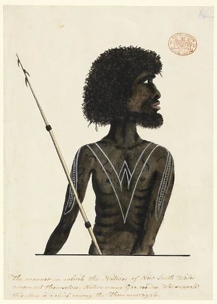 Portrait of an Aboriginal man