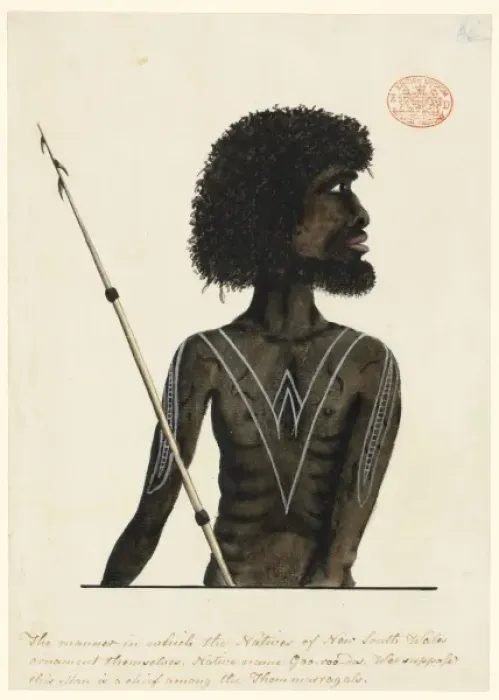 Framed Print : Portrait of an Aboriginal man Framed Print : Portrait of an Aboriginal man