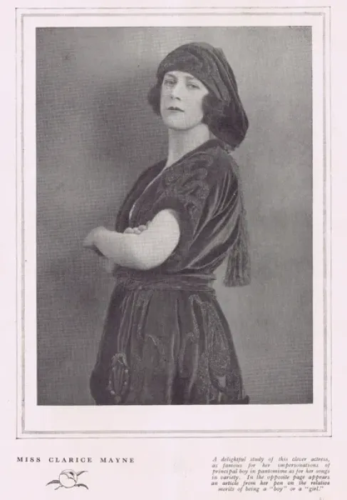Framed Print : Portrait of the actress Clarice Mayne, London, 1922 Framed Print : Portrait of the actress Clarice Mayne, London, 1922