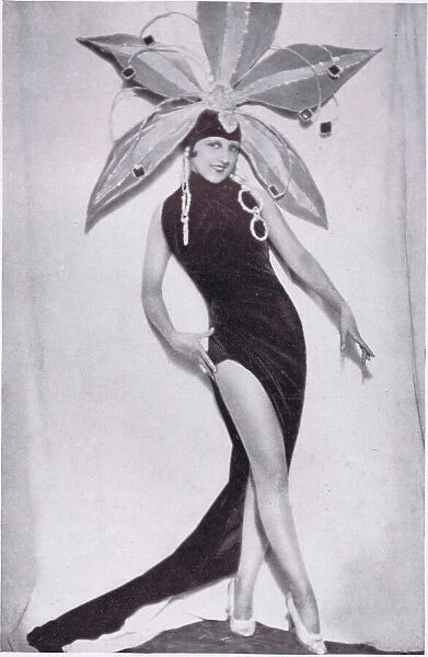 A portrait of the American dancer Dora Duby, Paris, 1930