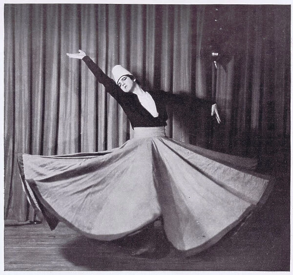 A portrait of the American dancer Ted Shawn in