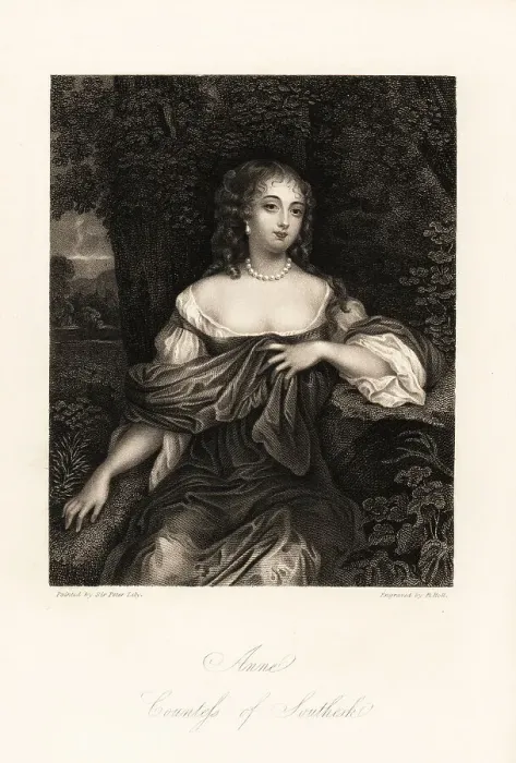 Framed Print : Portrait of Anne Carnegie, Countess of Southesk, c1627-1682 Framed Print : Portrait of Anne Carnegie, Countess of Southesk, c1627-1682