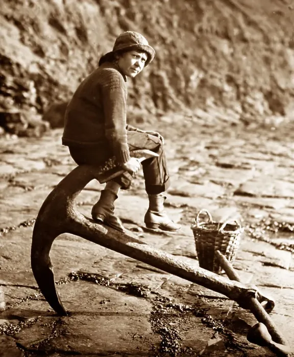 Framed Print : Portrait of a boy fisherman, Whitby, Victorian period Framed Print : Portrait of a boy fisherman, Whitby, Victorian period