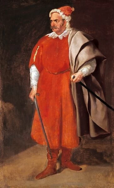 Portrait of the Buffoon Redbeard, Cristobal de Castaneda
