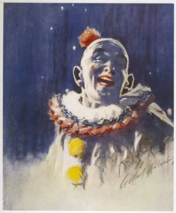 Framed Print : Portrait of a Clown Framed Print : Portrait of a Clown