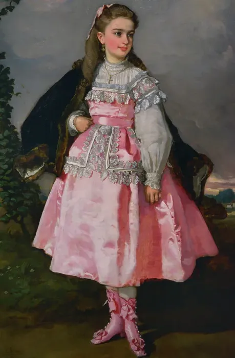 Framed Print : Portrait of Concepcion Serrano, later Countess Framed Print : Portrait of Concepcion Serrano, later Countess