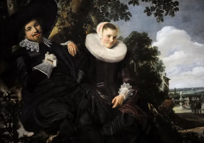 Framed Print : Portrait of a Couple, c. 1622, by Frans Hals (c. 1582-1666) Framed Print : Portrait of a Couple, c. 1622, by Frans Hals (c. 1582-1666)