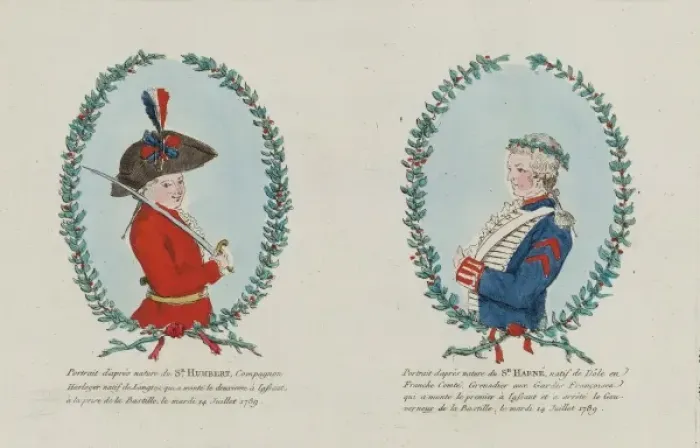 Framed Print : Portrait d apres nature du Sr. Humbert, Compagnon Horloger Framed Print : Portrait d apres nature du Sr. Humbert, Compagnon Horloger