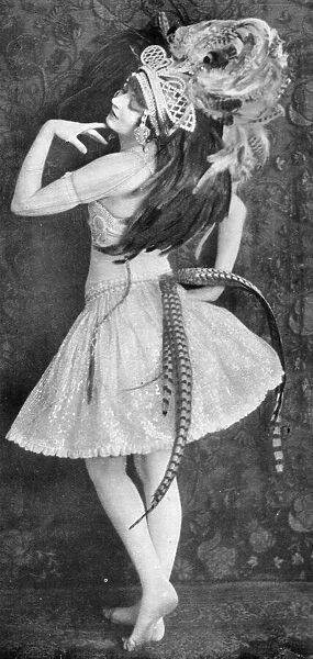 A portrait of the dancer Seraphine Astafieva, 1916