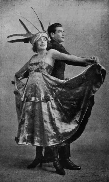 Framed Print : A portrait of the dancers Harry Pilcer and Irene Magley