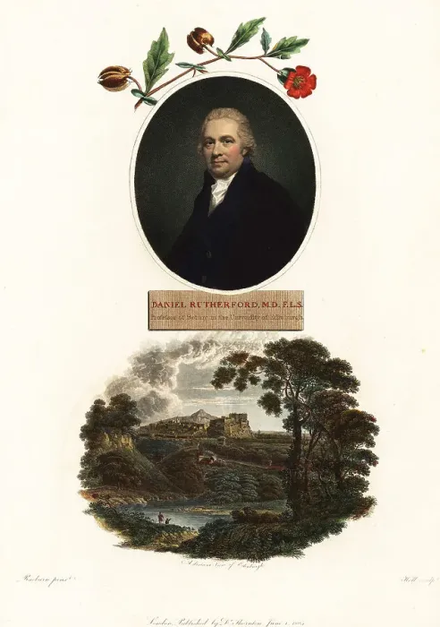 Framed Print : Portrait of Daniel Rutherford, botanist Framed Print : Portrait of Daniel Rutherford, botanist