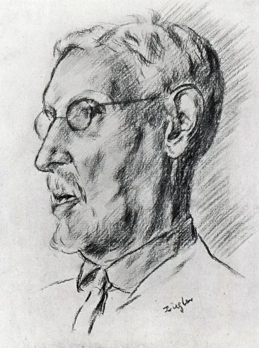 Framed Print : Portrait Drawing of a Man Framed Print : Portrait Drawing of a Man