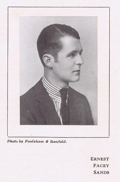 Portrait of Ernest Pacey Sands