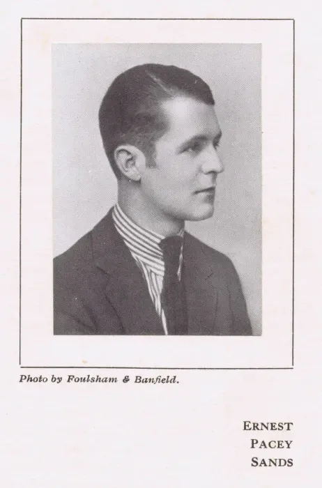 Framed Print : Portrait of Ernest Pacey Sands