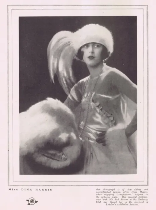 Framed Print : Portrait of the exhibition dancer Dina Harris, London, 1922 Framed Print : Portrait of the exhibition dancer Dina Harris, London, 1922