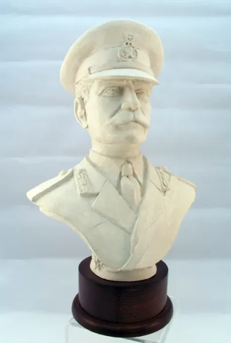Framed Print : Portrait of Field Marshal Sir Douglas Haig on wooden socle Framed Print : Portrait of Field Marshal Sir Douglas Haig on wooden socle
