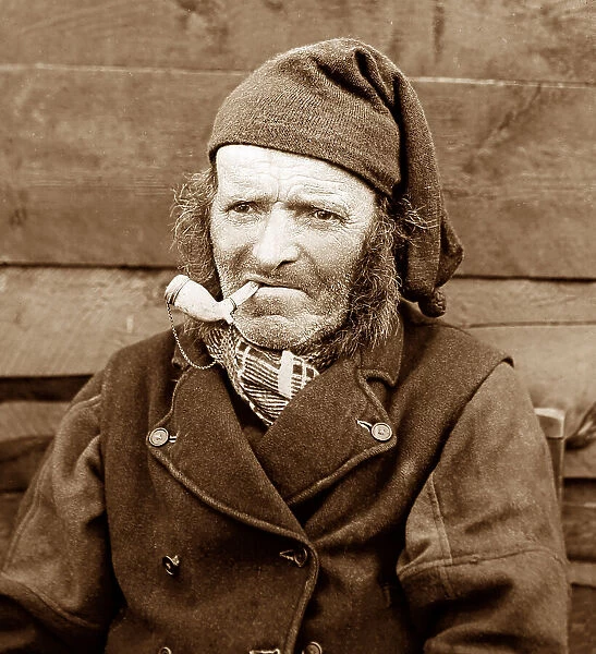 Portrait of a fisherman, Victorian period