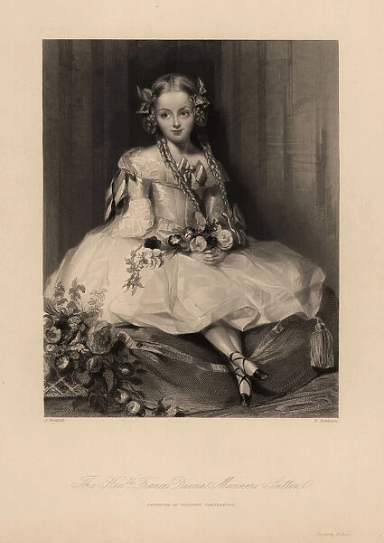 Portrait of Frances Diana, daughter of Viscount Canterbury