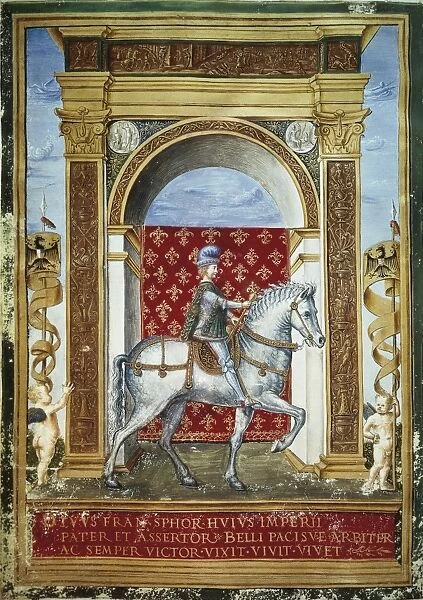 Portrait of Francesco Sforza belonging to the