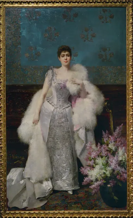 Framed Print : Portrait of Francisca Aparicio Merida, Marquise Framed Print : Portrait of Francisca Aparicio Merida, Marquise