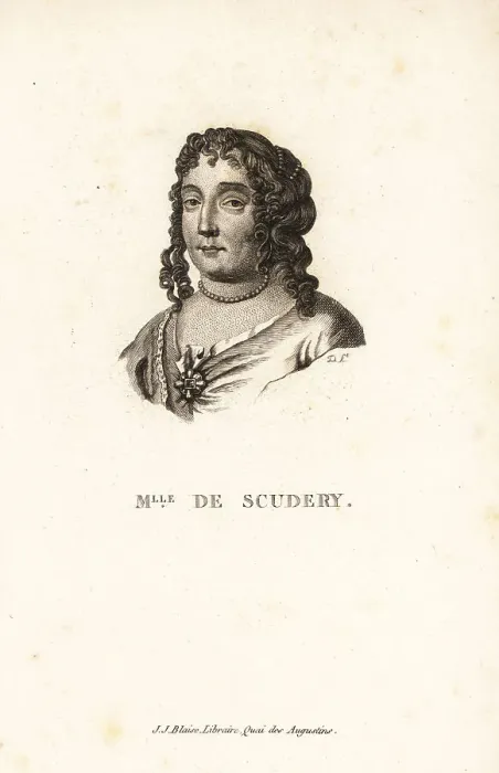 Framed Print : Portrait of French poet Madeleine de Scudery, 1607-1701 Framed Print : Portrait of French poet Madeleine de Scudery, 1607-1701