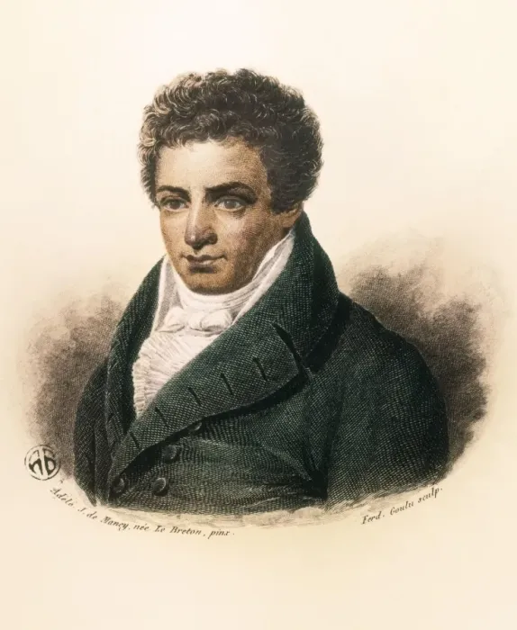 Framed Print : Portrait of Fulton. Engraving Framed Print : Portrait of Fulton. Engraving