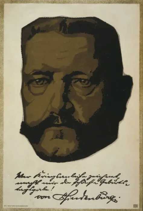Framed Print : Portrait of General Field Marshall Paul von Hindenburg Framed Print : Portrait of General Field Marshall Paul von Hindenburg